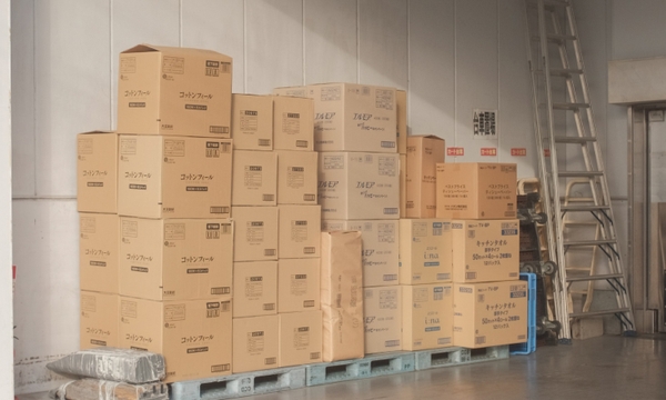 Boxes of goods to represent the need for hs and hts codes when shipping globally with Shipa Freight.