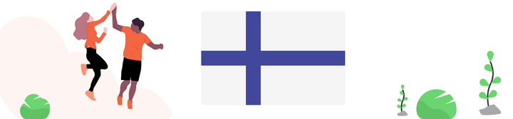 Flag of Finland to show Shipa Freight capacity to ship to Finalnd