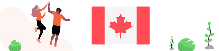 Flag of Canada to show Shipa Freight capacity to ship to Canada