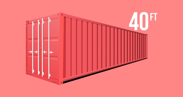 40 foot container image for container shipping with Shipa Freight