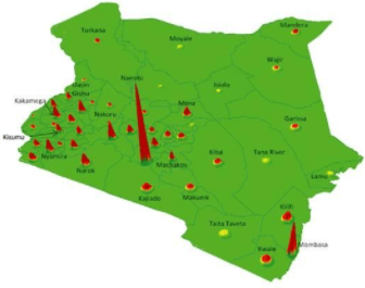 Map of Kenya