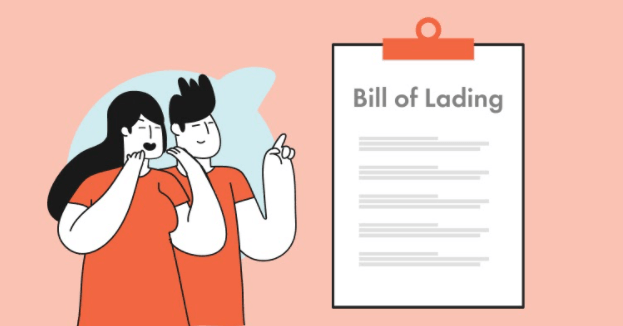 Two characters looking at the bill of lading to explain what it is, how it works and how to fill it up when shipping with Shipa Freight