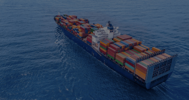 Shipping containers via ocean freight